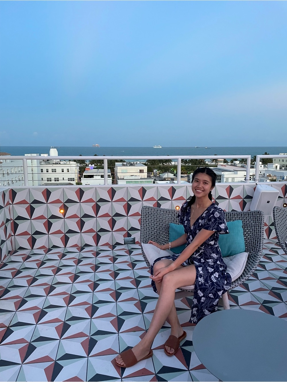 Leith Floral Wrap Dress